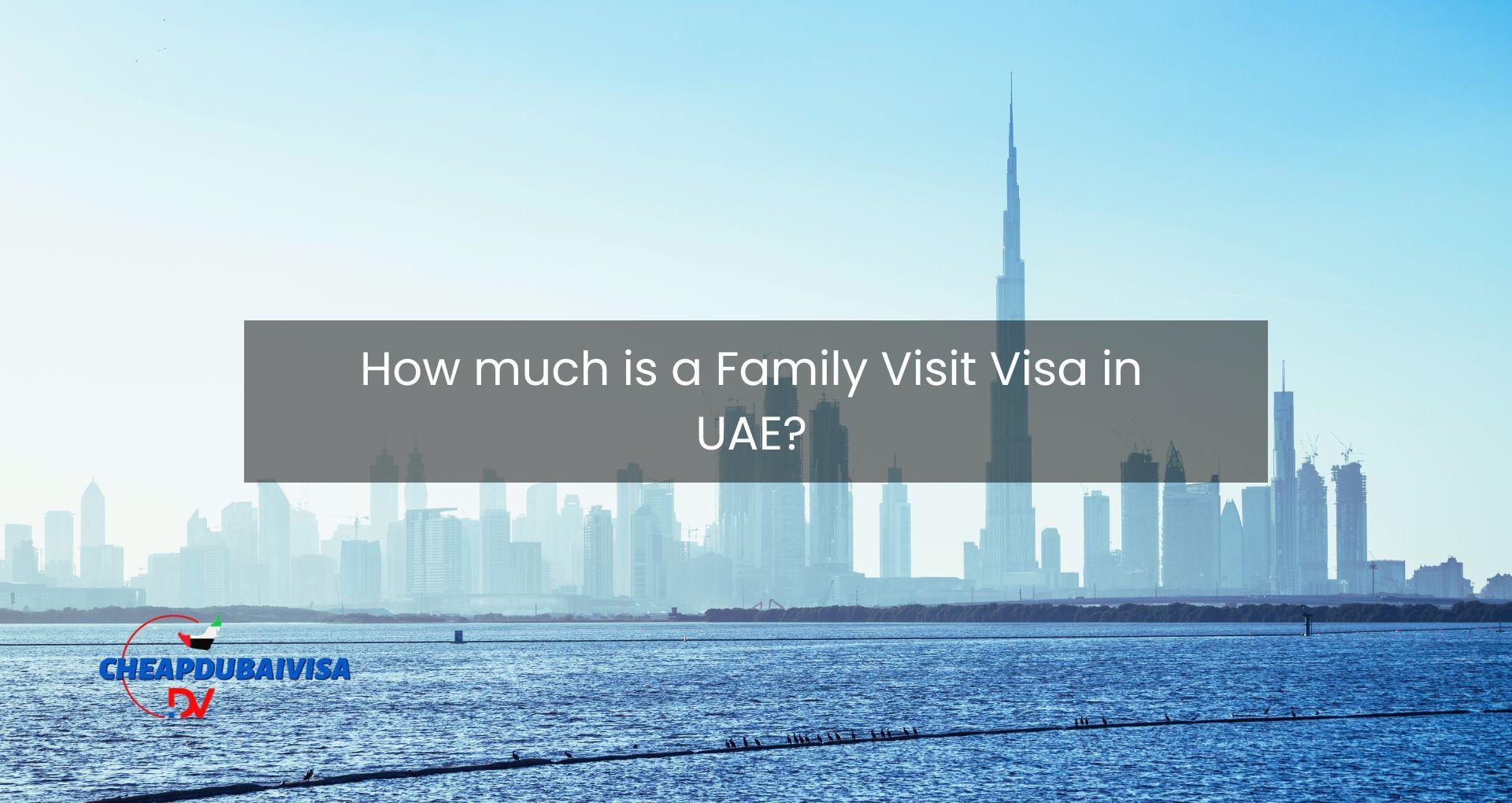 How Much is a Family Visit Visa in UAE?