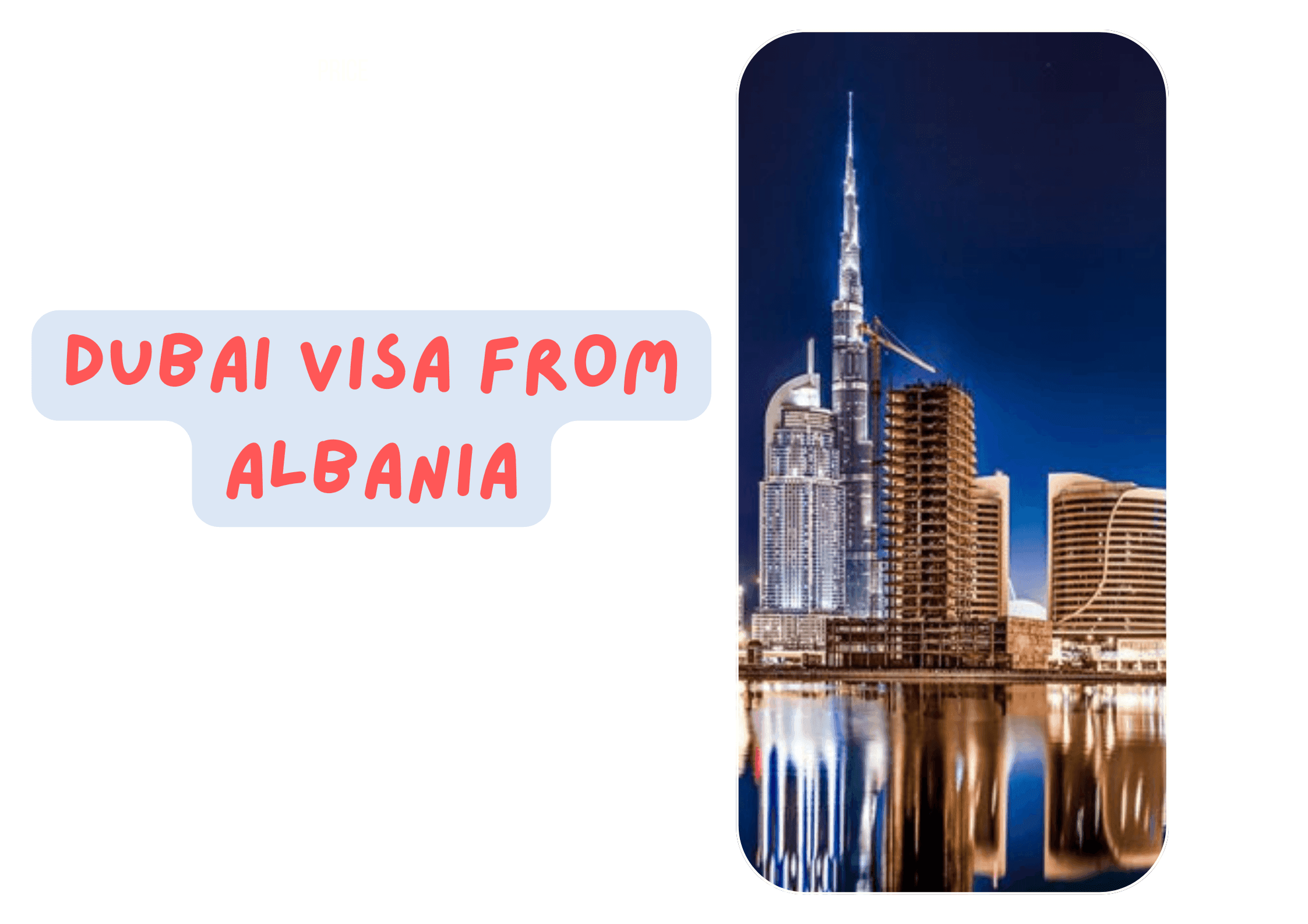 Dubai Tourist visa from Albania