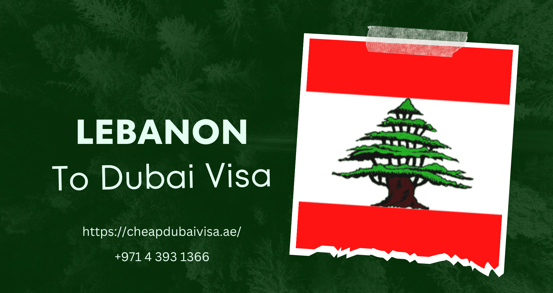 Visa to Dubai from Lebanon