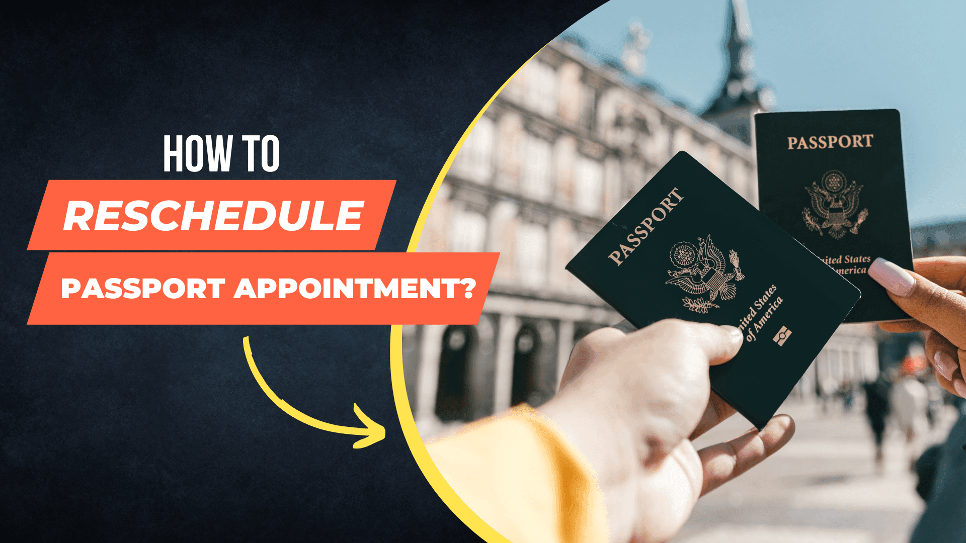 How to reschedule passport appointments